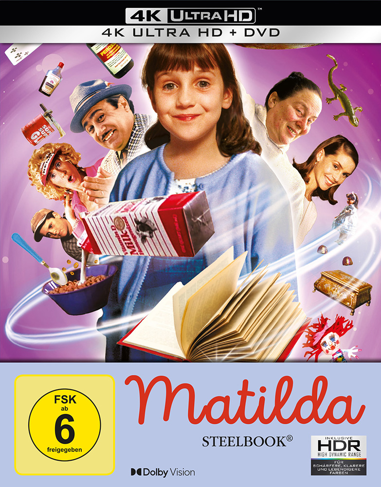 MATILDA (4K Ultra HD+DVD) - Limited SteelBook Edition