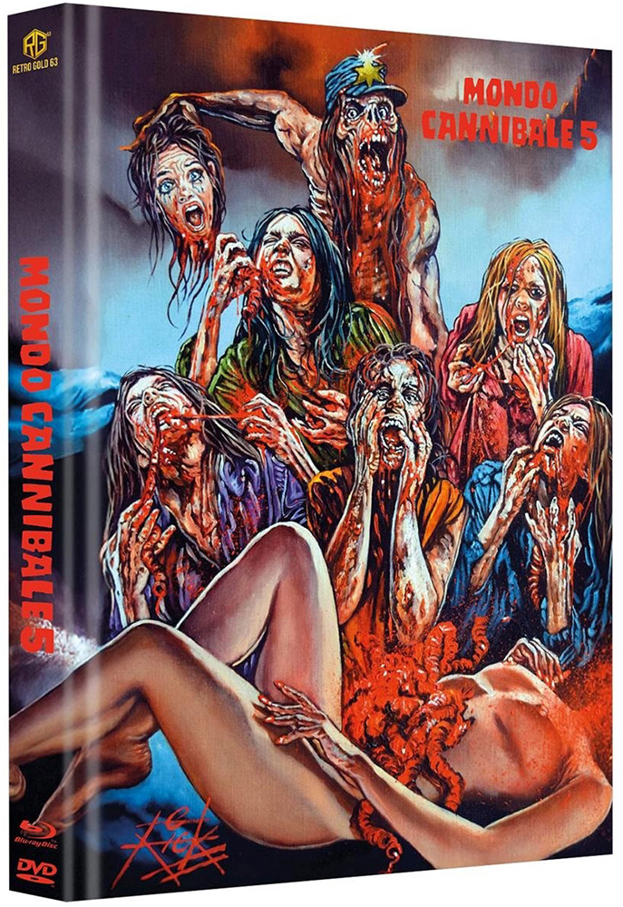 MONDO CANNIBALE 5 (Blu-Ray+DVD) - Cover B - Mediabook - Limited 163 Edition