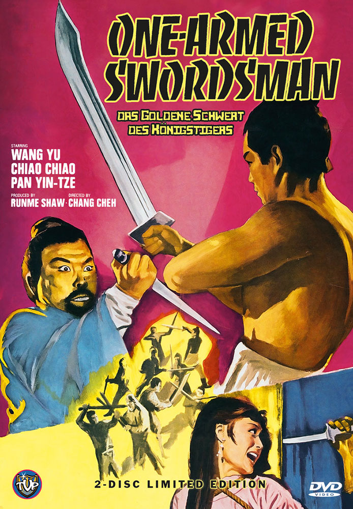 ONE ARMED SWORDSMAN - DAS GOLDENE SCHWERT DES KÖNIGSTIGERS (2DVD) - kleine Hartbox