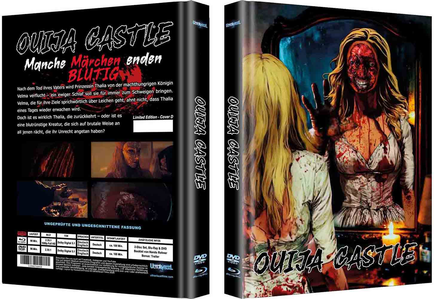 OUIJA CASTLE (Blu-Ray+DVD) - Cover D - Mediabook - Limited 100 Edition - Uncut
