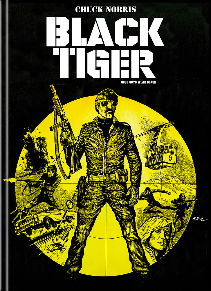 BLACK TIGER (Blu-Ray+DVD) - Cover A - Mediabook - Limited 111 Edition - Uncut