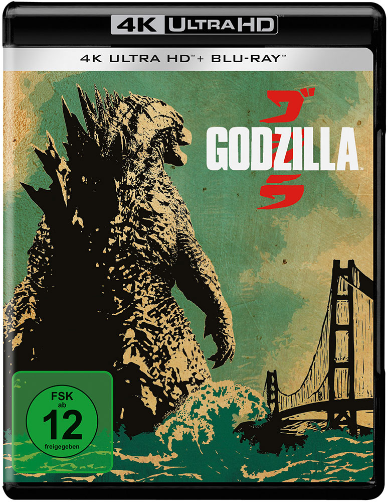 GODZILLA (2014) (4K UHD+Blu-Ray)