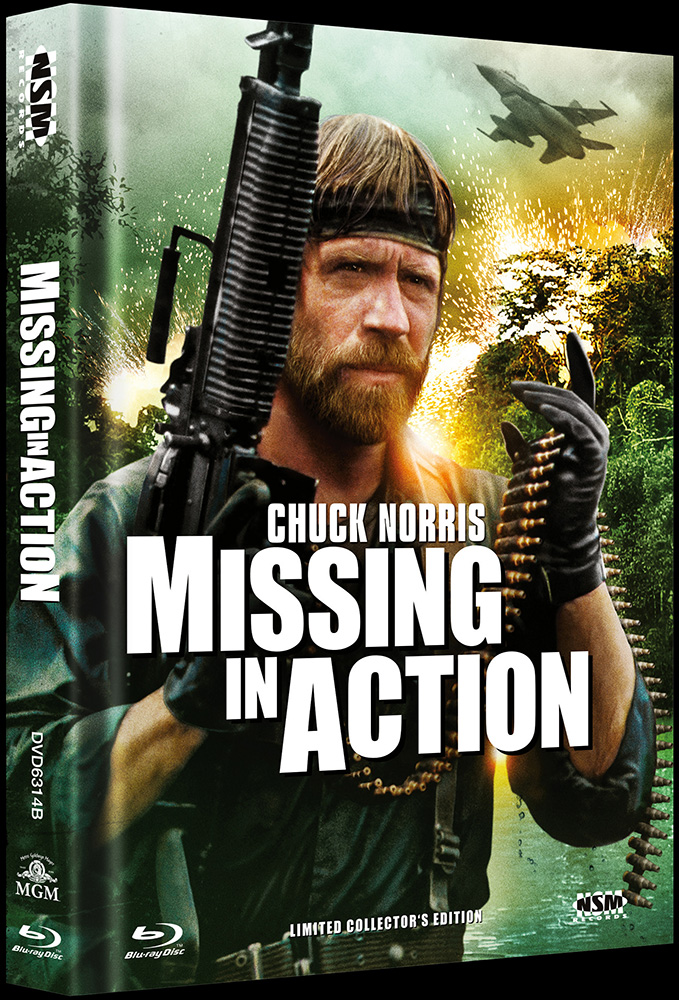 MISSING IN ACTION 1 (Blu-Ray+DVD) - Cover B - Mediabook - B-Ware ohne Limitierungsnummer!