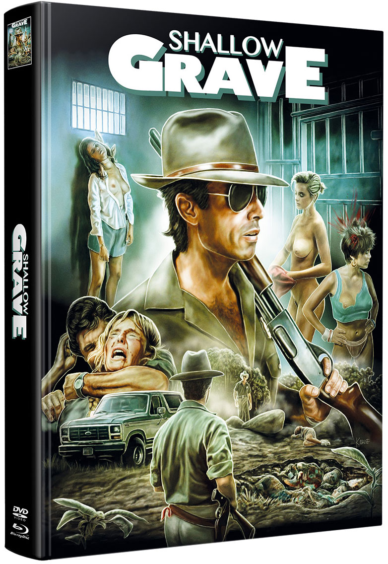 SHALLOW GRAVE (Blu-Ray) (2Discs) - Mediabook (Wattiert) - Limited 133 Edition