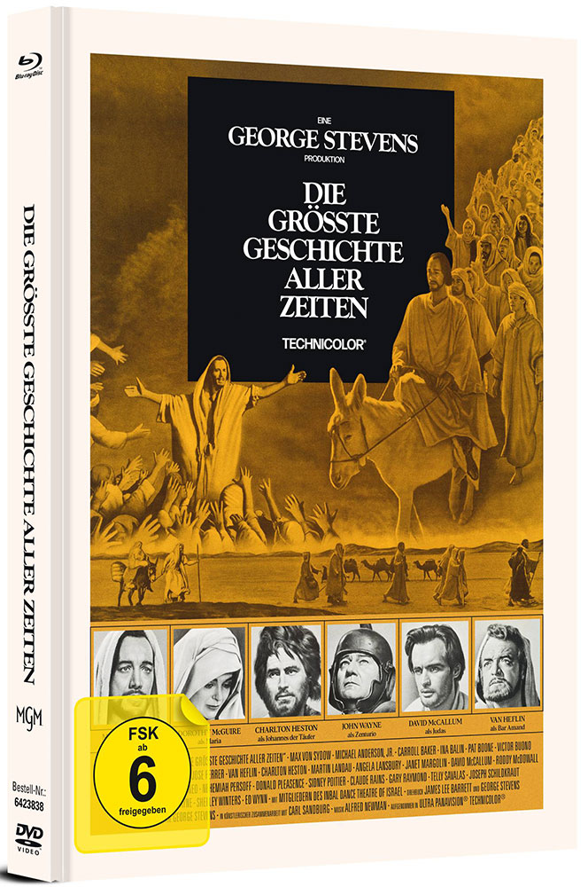 GRÖSSTE GESCHICHTE ALLER ZEITEN, DIE (2Blu-Rays+DVD) - Mediabook - Limited Edition