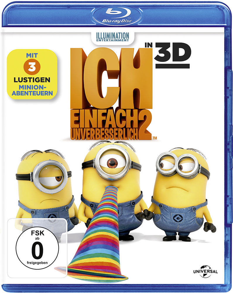 ICH - EINFACH UNVERBESSERLICH 2 (Blu-Ray 3D) (2Discs) - 2D & 3D Version