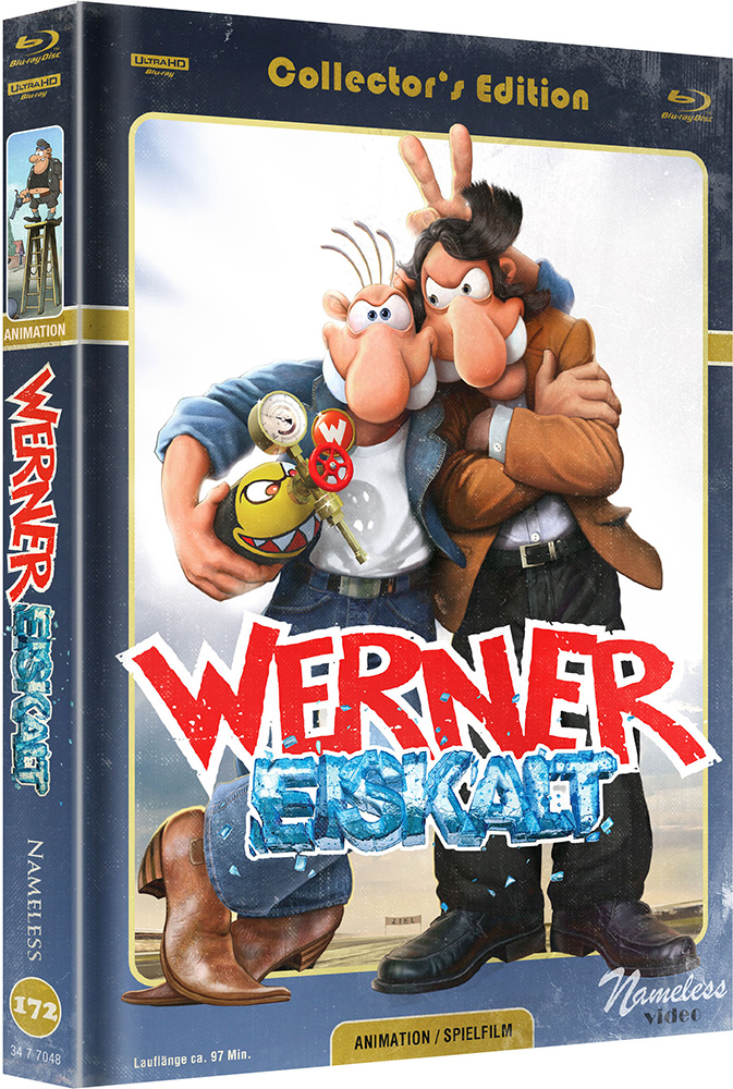 WERNER - EISKALT (4K UHD+Blu-Ray) - Cover C - Mediabook - Limited 333 Edition