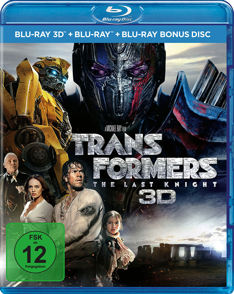 TRANSFORMERS: THE LAST KNIGHT (Blu-Ray 3D) (3Discs)  - 2D & 3D Version