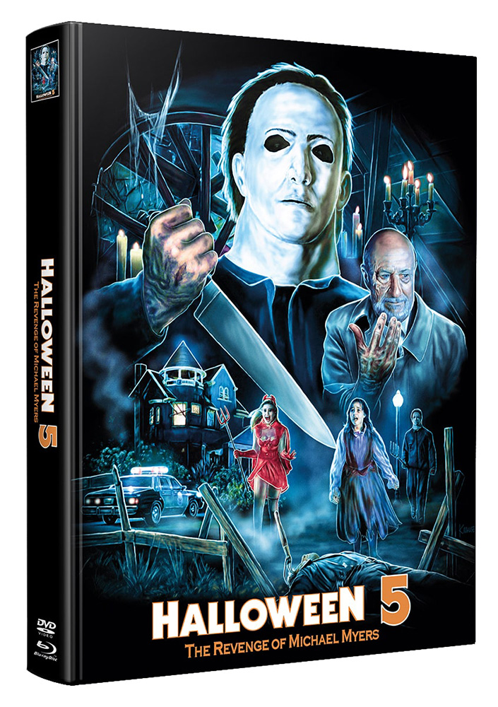 HALLOWEEN 5 (Blu-Ray) (2Discs) - Mediabook (Wattiert) - Limited 166 Edition