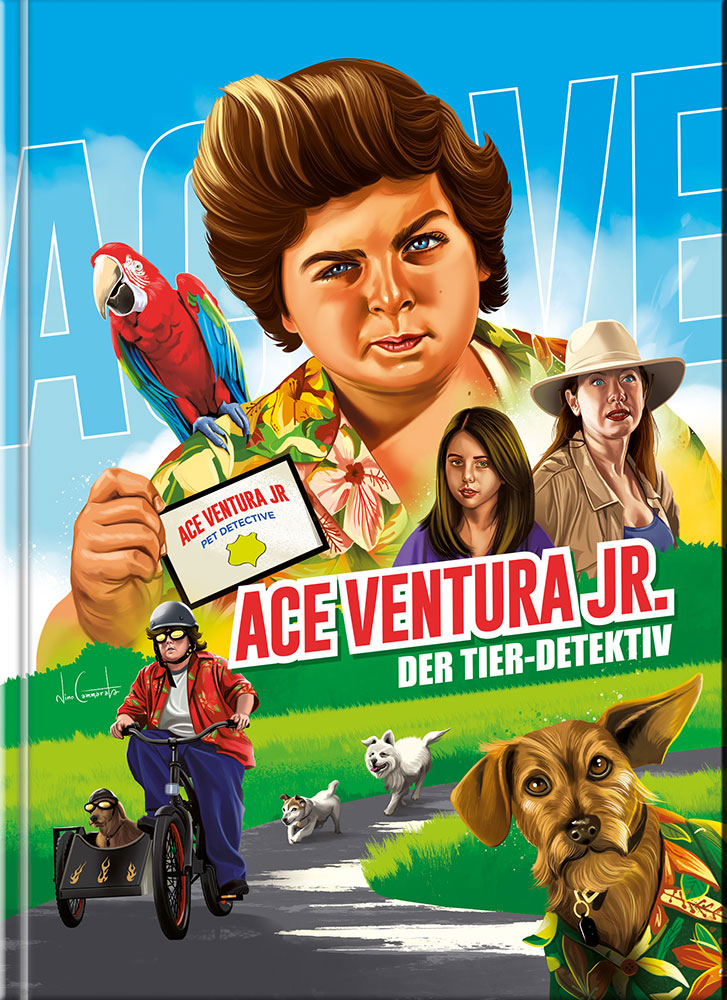 ACE VENTURA JR. - DER TIER-DETEKTIV (Blu-Ray+DVD) - Cover C - Mediabook - Limited 66 Edition