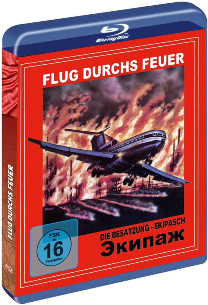 FLUG DURCHS FEUER (DIE BESATZUNG) (Blu-Ray) - Cover B - Russen Kino #01 - Limited Edition