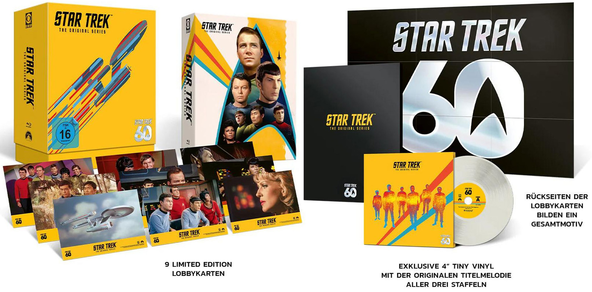 STAR TREK (RAUMSCHIFF ENTERPRISE) - The Original Series (Blu-Ray) (20Discs) - 60th Anniversary Limited Collector's Edition