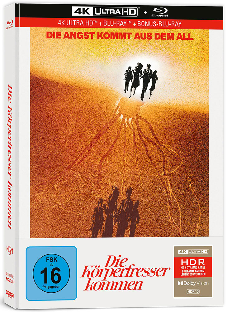 KÖRPERFRESSER KOMMEN, DIE (4K UHD+2Blu-Ray) - Mediabook - Limited Edition