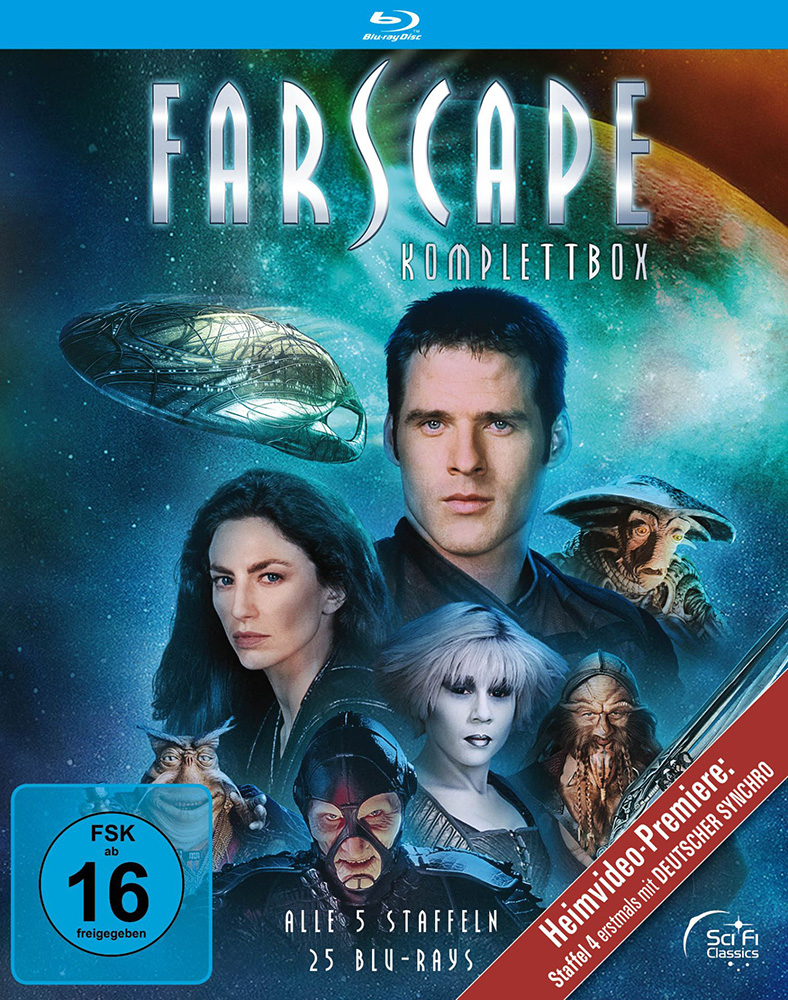 FARSCAPE - VERSCHOLLEN IM ALL - Komplettbox (Blu-Ray) (25Discs)