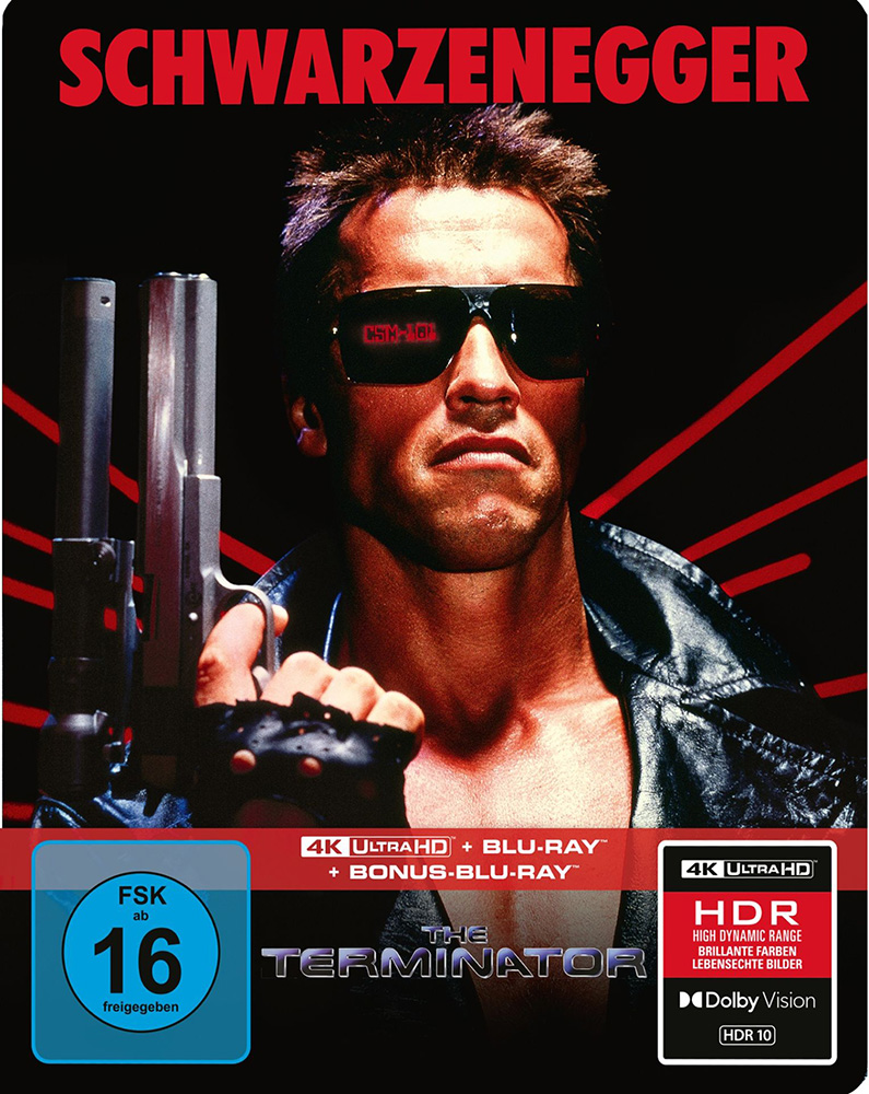 TERMINATOR (4K UHD+2Blu-Rays) - Cover A - SteelBook - Limited Edition