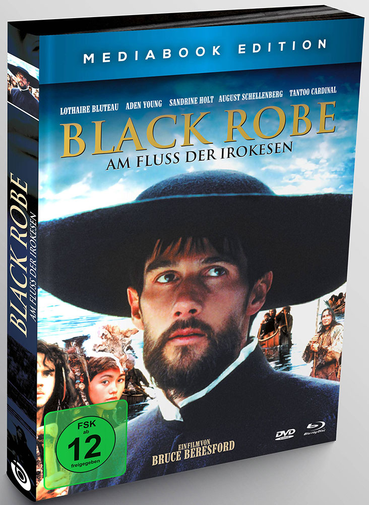 BLACK ROBE - AM FLUSS DER IROKESEN (Blu-Ray+DVD) - Mediabook - Limited Edition