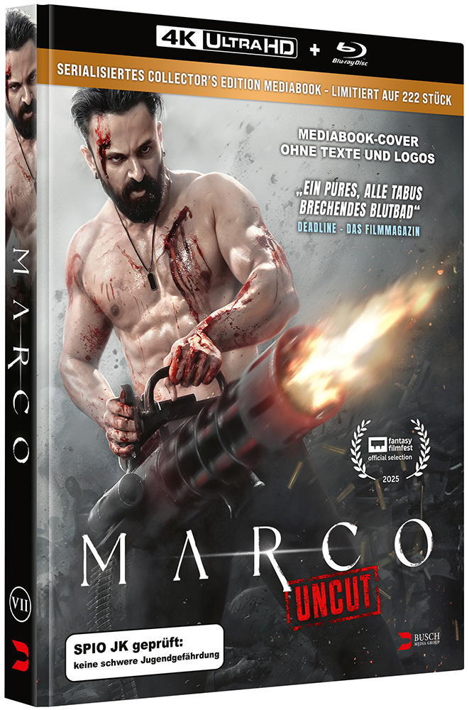 MARCO (4K UHD+Blu-Ray) - Cover G - Mediabook - Limited 222 Edition
