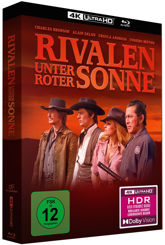 RIVALEN UNTER ROTER SONNE (4K U HD+Blu-Ray) - Mediabook - Limited Edition