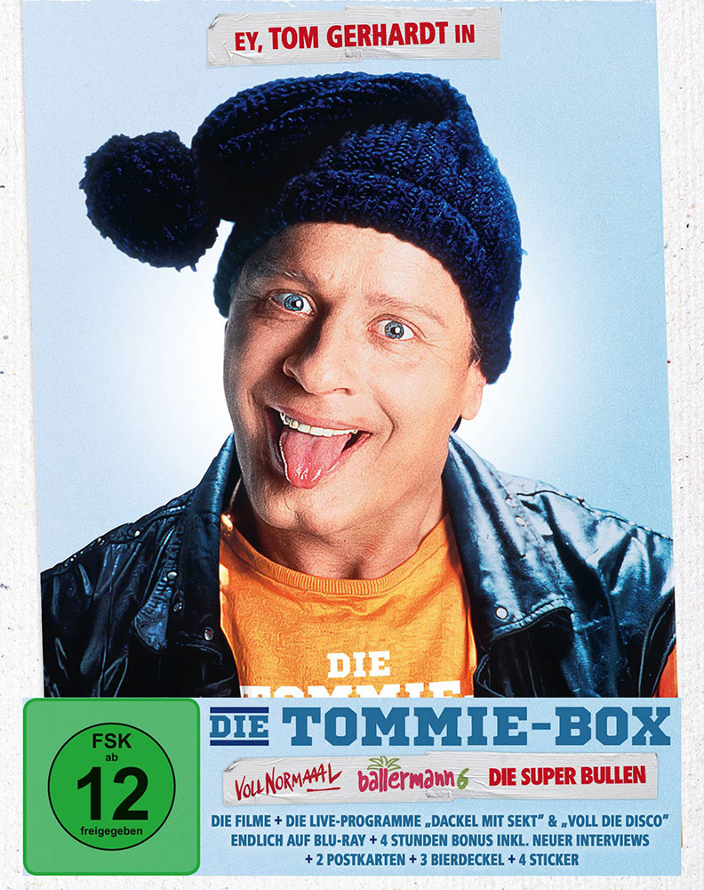 TOM GERHARDT: DIE TOMMIE-BOX (4Blu-Rays+4DVDs) - Limitierte Capbox