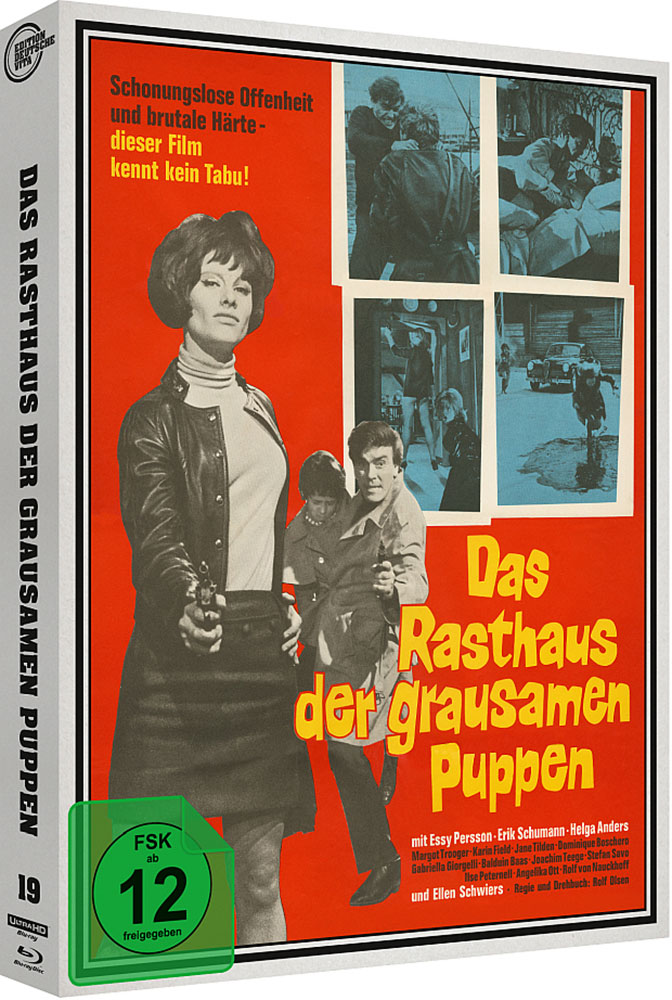 RASTHAUS DER GRAUSAMEN PUPPEN, DAS (4K UHD+Blu-Ray) - Cover A - Edition Deutsche Vita # 19 - Digipak - Limited 1000 Edition