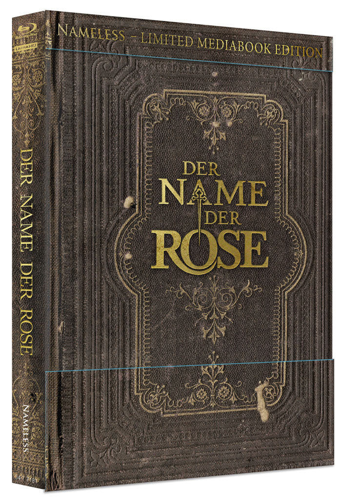 NAME DER ROSE, DER (4K UHD+Blu-Ray) - Cover F - Mediabook (Wattiert) - Limited 333 Edition