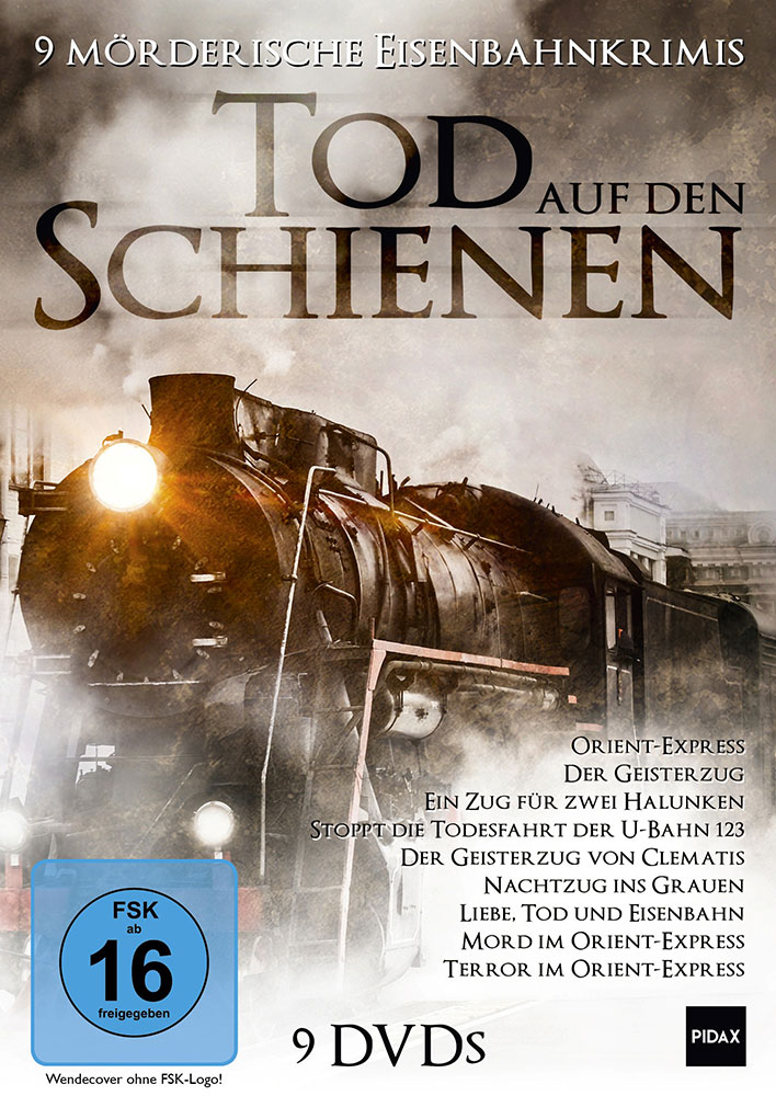 TOD AUF DEN SCHIENEN - 9 Mörderische Eisenbahnkrimis (9DVDs)