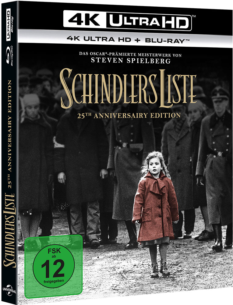 SCHINDLERS LISTE (4K UHD+Blu-Ray) - 25th Anniversary Edition