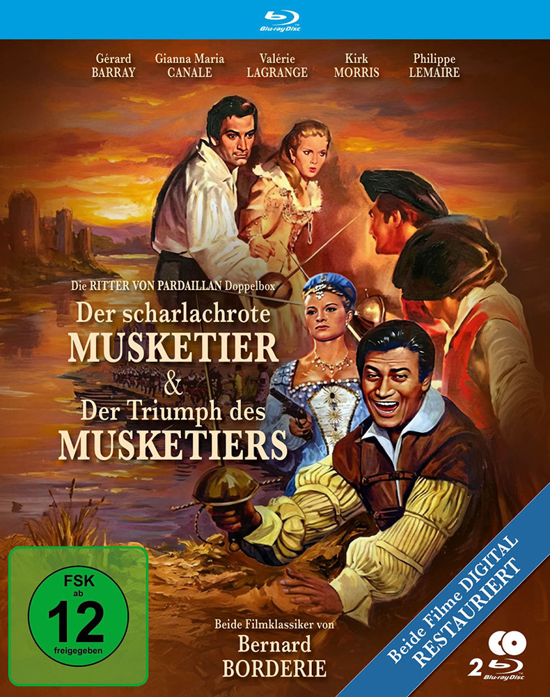RITTER VON PARDAILLAN DOPPELBOX 1, DIE: DER SCHARLACHROTE MUSKETIER & DER TRIUMPH DES MUSKETIERS (Blu-Ray) (2Discs)