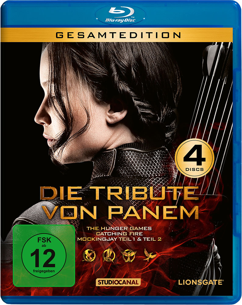 TRIBUTE VON PANEM, DIE - Gesamtedition (Blu-Ray) (4Discs)