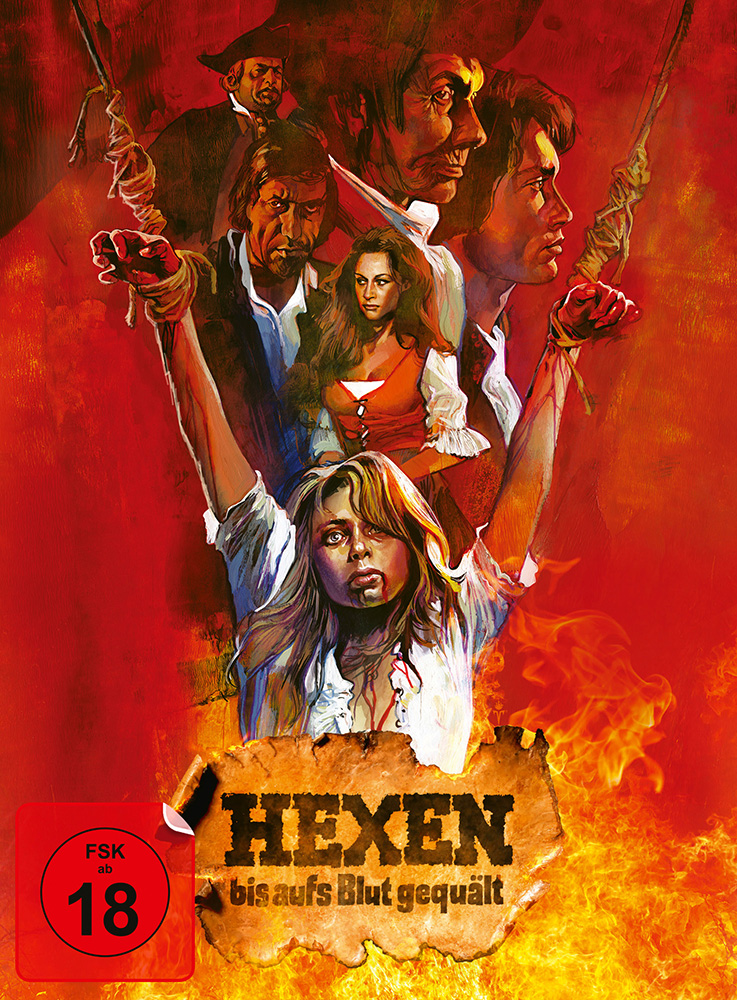 HEXEN BIS AUFS BLUT GEQUÄLT (4K UHD+3Blu-Rays) - Cover B - Mediabook - Limited 666 Edition