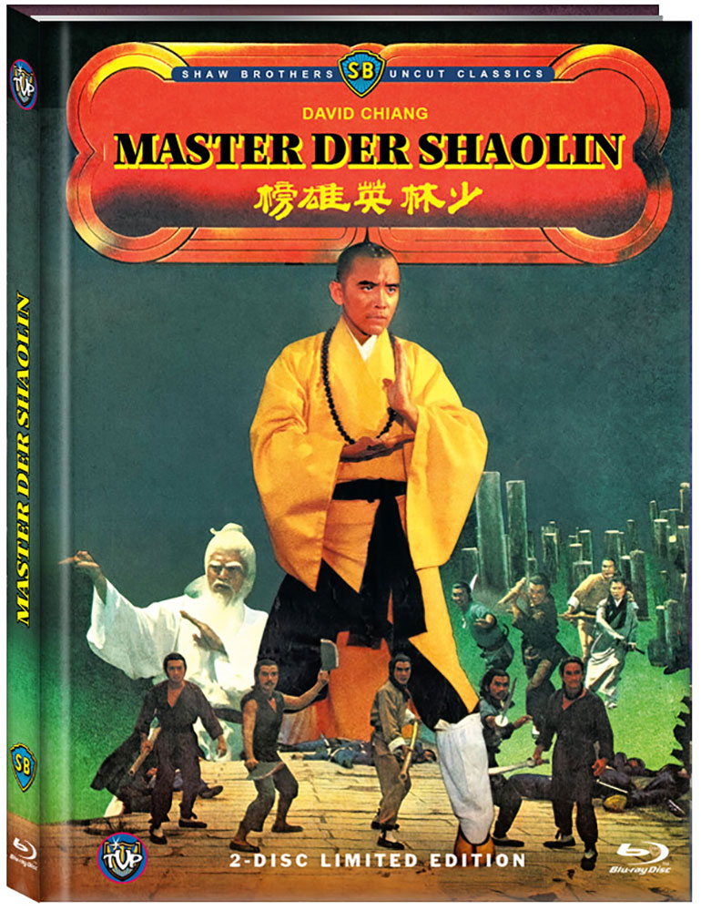 MASTER DER SHAOLIN (Blu-Ray+DVD) - Cover A - Mediabook - Limited 444 Edition