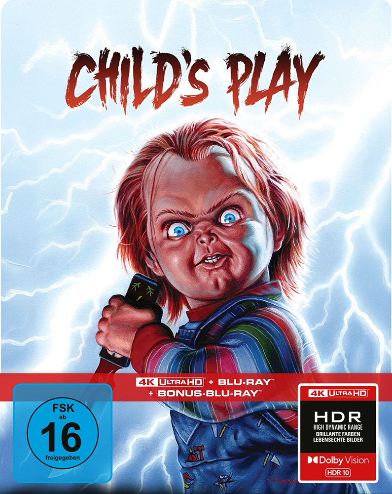 CHUCKY - DIE MÖRDERPUPPE (4K UHD+2Blu-Rays) - SteelBook - Limited Edition