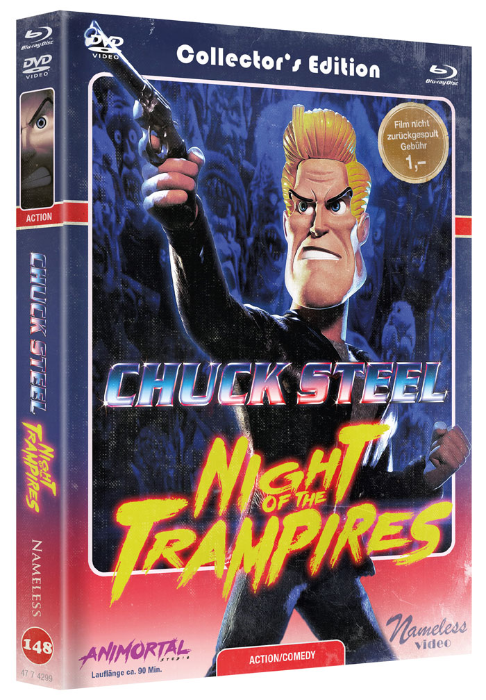 CHUCK STEEL (Blu-Ray+DVD) - Cover C - Mediabook - Limited 222 Edition