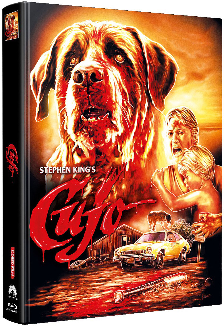 CUJO (Blu-Ray) (2Discs) - Mediabook (Wattiert) - Kinofassung & Directors Cut - Limited 525 Edition