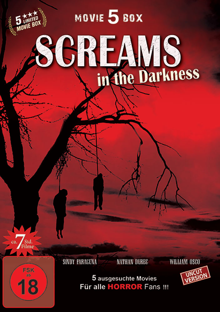 SCREAMS IN THE DARKNESS (5 Filme auf 3 DVDs) - Uncut