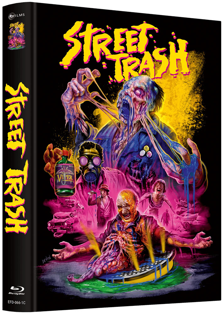 STREET TRASH (Blu-Ray+DVD) - Cover C - Mediabook - Limited 666 Edition