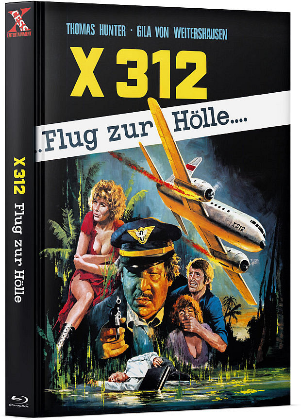 X 312 - FLUG ZUR HÖLLE (Blu-Ray+DVD) - Cover A - Mediabook - Limited 333 Edition