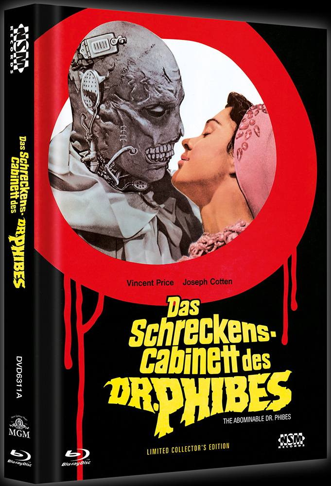 Schreckenscabinett des Dr. Phibes - A - Mediabook 222/333