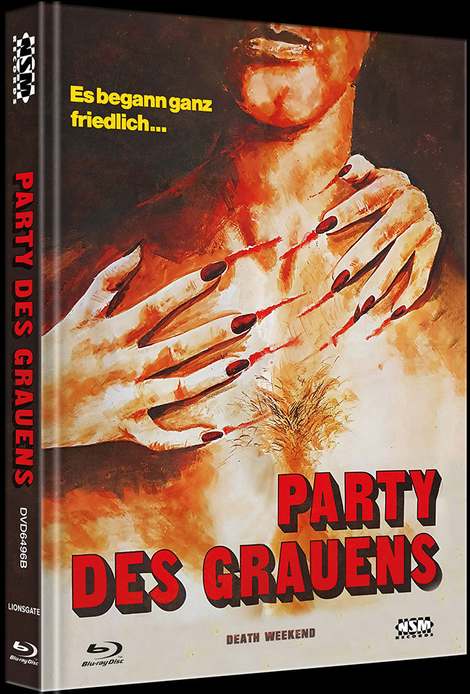 PARTY DES GRAUENS (DEATH WEEKEND) (Blu-Ray+DVD) - Cover B - Mediabook - Limited 333 Edition - Uncut