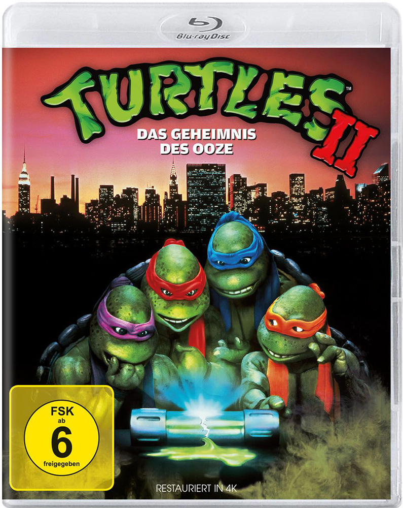 TURTLES II - DAS GEHEIMNIS DES OOZE (Blu-Ray) - Remastered