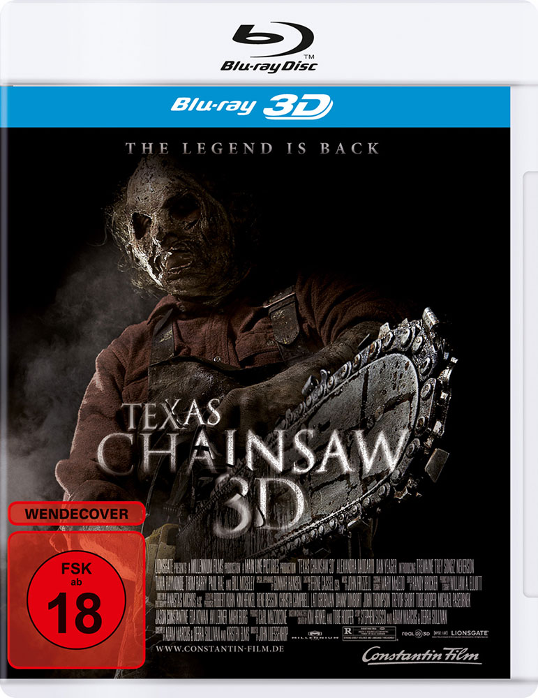 TEXAS CHAINSAW 3D (Blu-Ray 3D) - 2D & 3D Version - Uncut