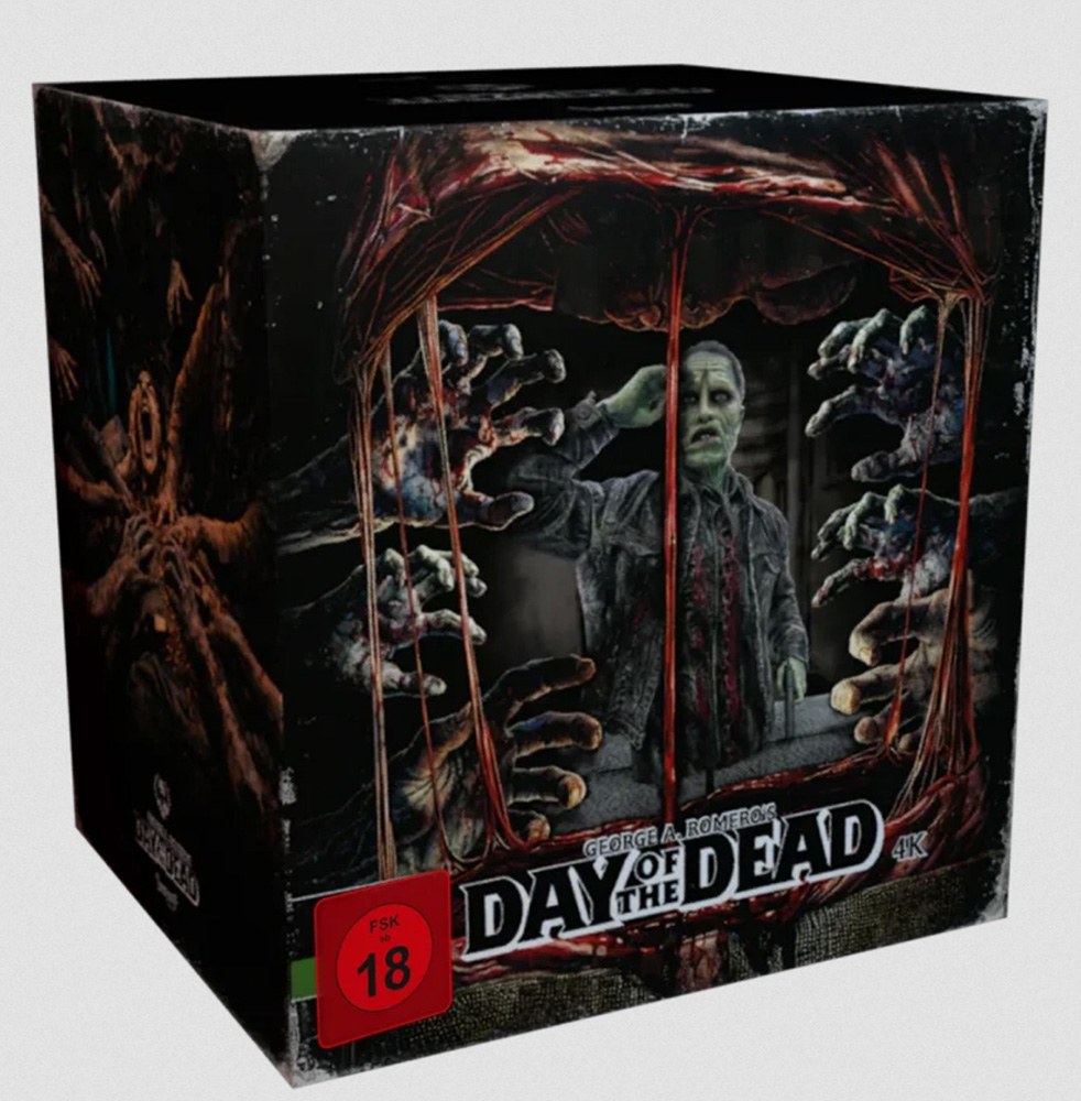 DAY OF THE DEAD (4K UHD+2Blu-Rays) - Cover G - Mediabook + Büste - Limited 333 Edition - Büstenedition