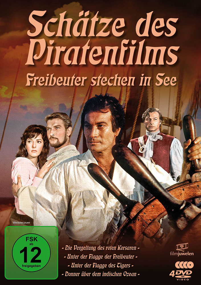 SCHÄTZE DES PIRATENFILMS - FREIBEUTER STECHEN IN SEE (4DVDs)