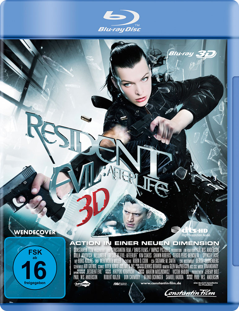 RESIDENT EVIL: AFTERLIFE (Blu-Ray 3D) - 2D Version & Blu-Ray 3D Version