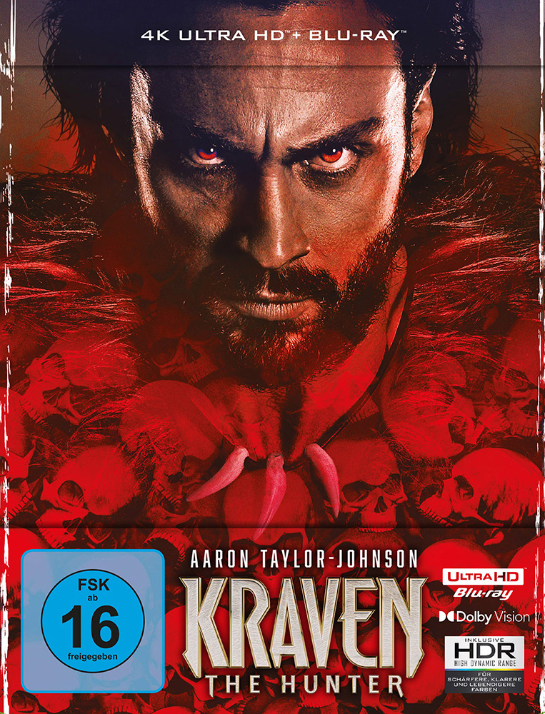 KRAVEN THE HUNTER (4K-UHD+Blu-Ray) - SteelBook