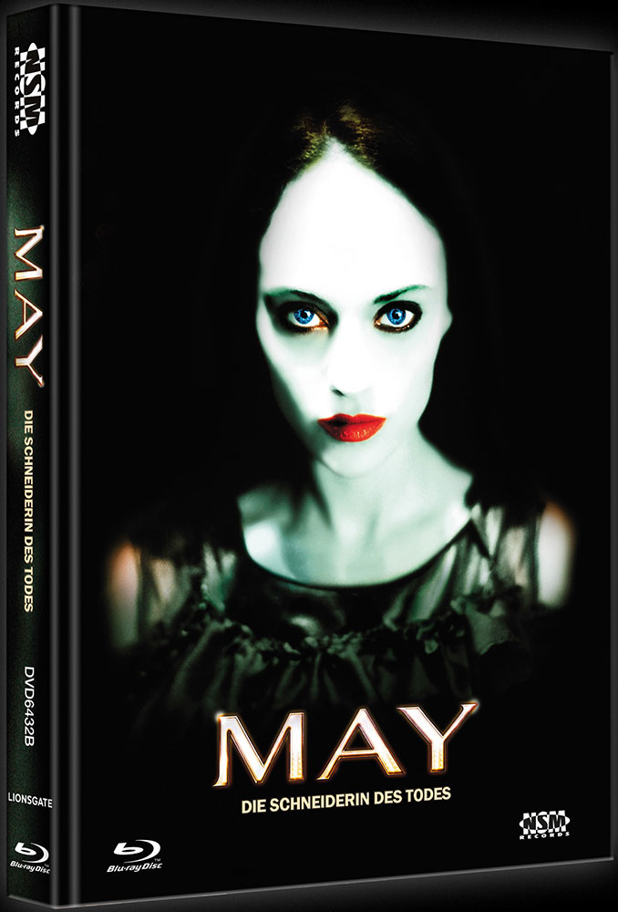 MAY - DIE SCHNEIDERIN DES TODES (Blu-Ray+DVD) - Cover B - Mediabook - B-Ware ohne Limitierungsnummer!