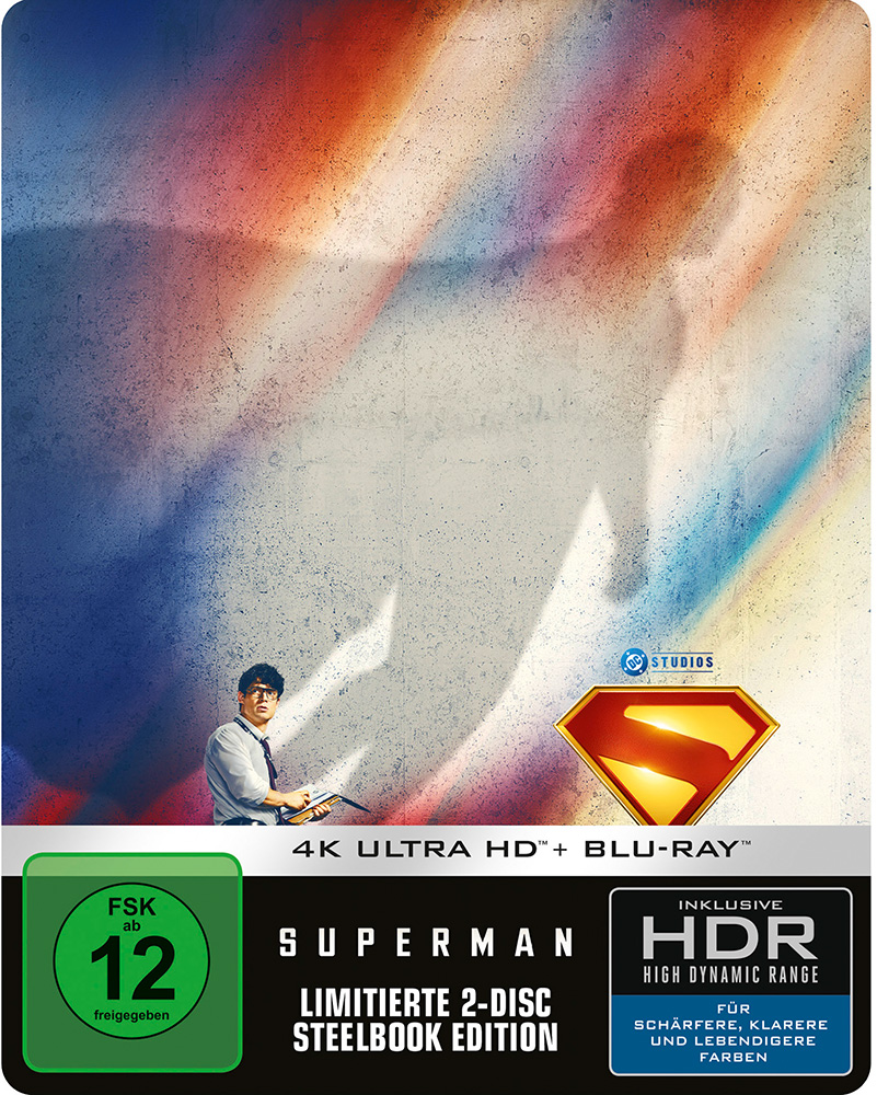 SUPERMAN (2025) (4K Ultra HD+Blu-Ray) - Cover A - Limited SteelBook Edition