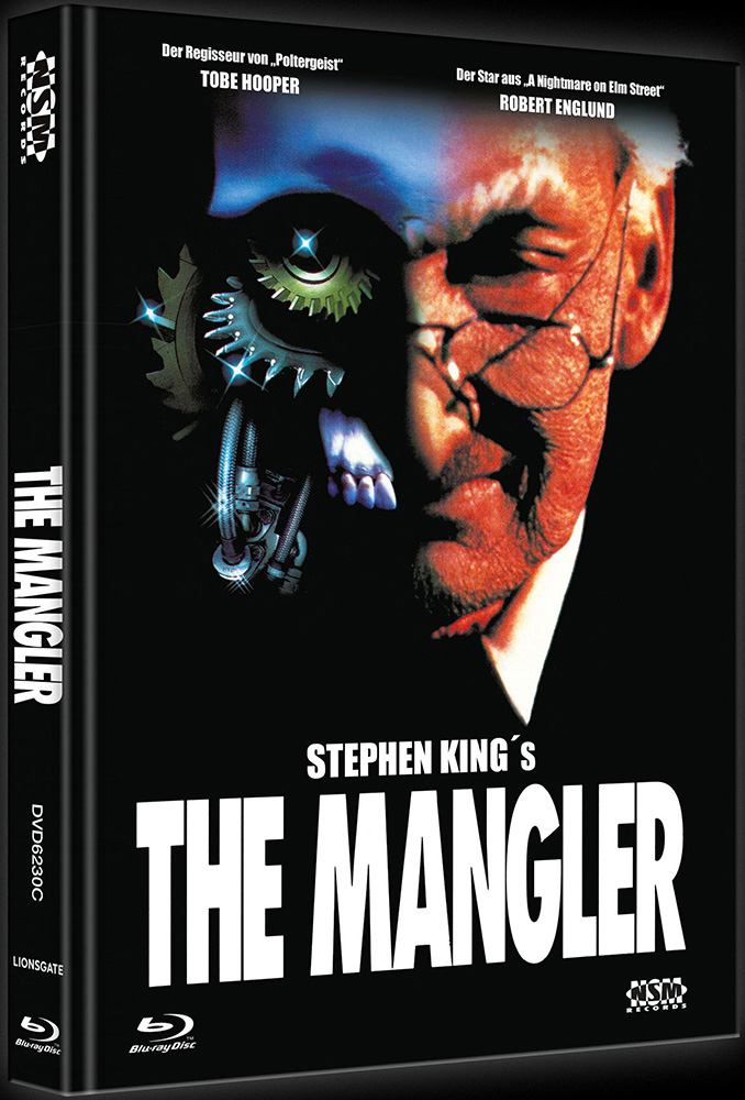 MANGLER, THE (Blu-Ray+DVD) - Cover C - Mediabook - Unrated Version - Limited 333 Edition