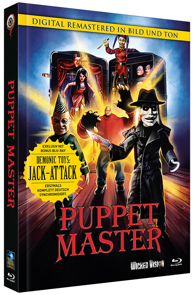 PUPPET MASTER 1 / DEMONIC TOYS: JACK ATTACK (Blu-Ray) (2Discs) - Cover A - Mediabook - Limited 333 Edition