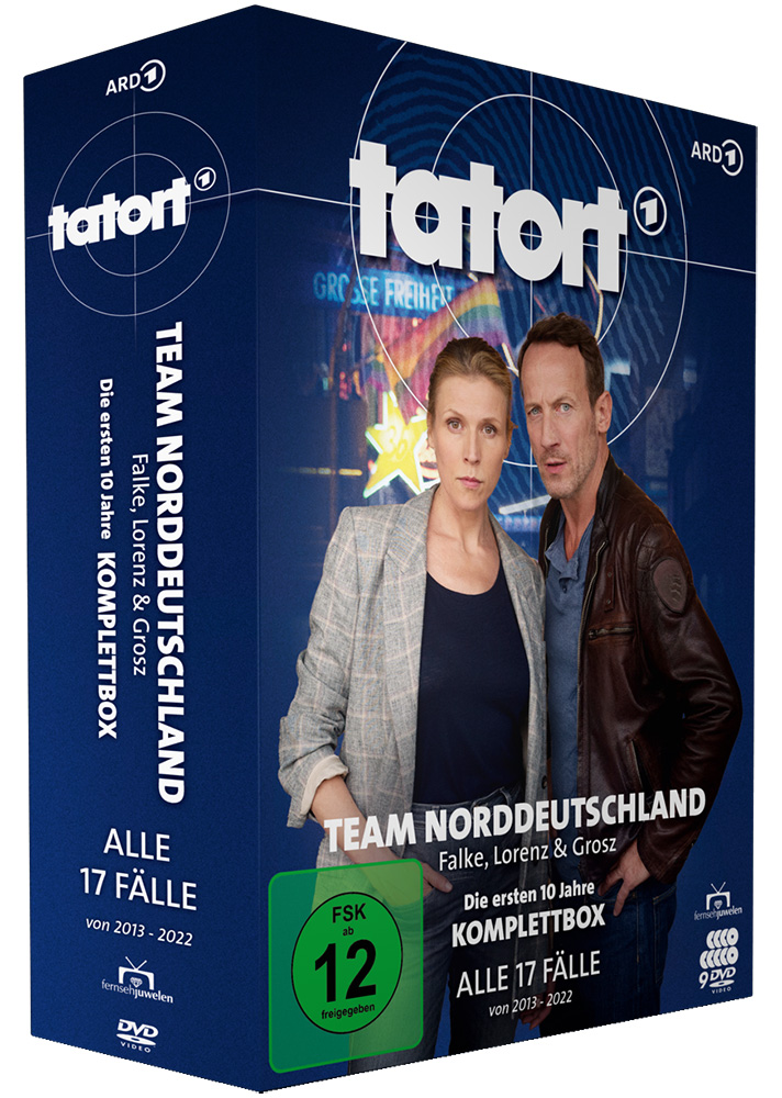 TATORT - TEAM NORDDEUTSCHLAND: FALKE UND GROSZ - Die ersten 10 Jahre (alle 17 Fälle von 2013-2022) (9DVDs)